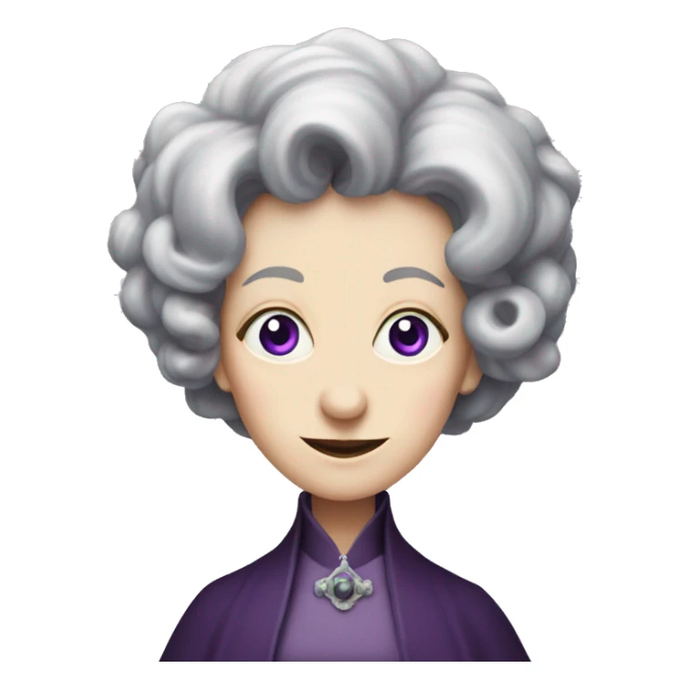 Agatha harkness with purple eyes sticker