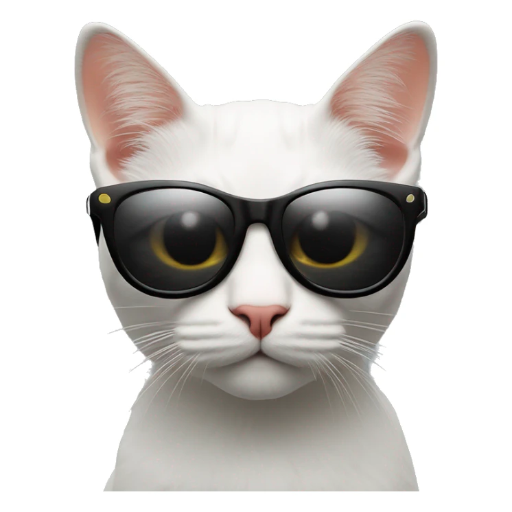 Y2K  Sports Sunglasses front view cat e ye sticker