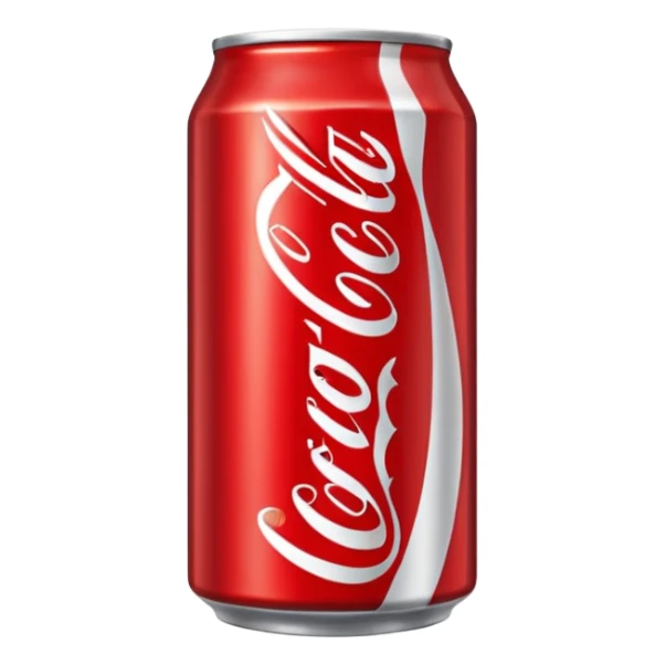 Coca cola can sticker