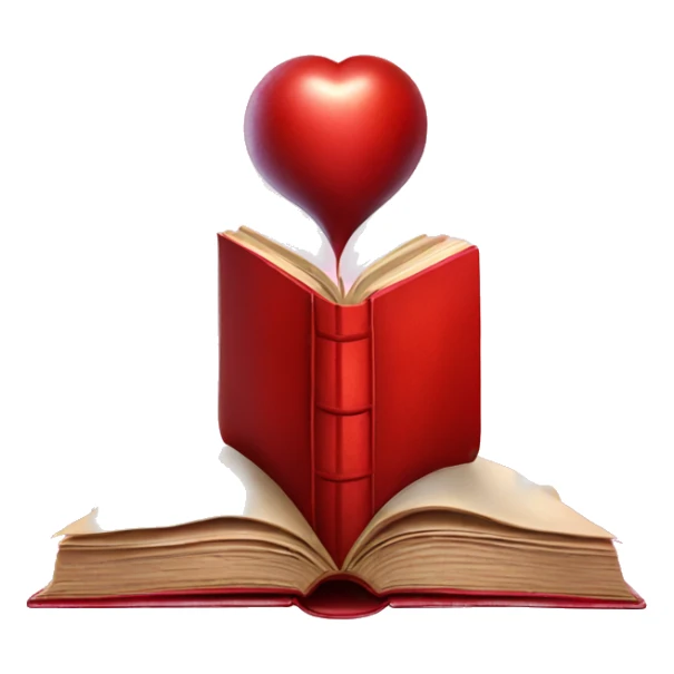 Red Book of Love and seduction with magic sticker