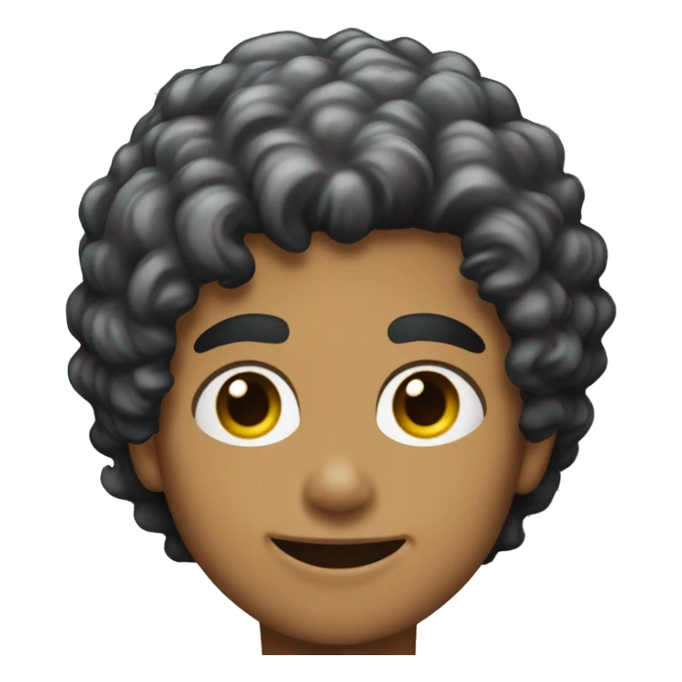 Batman costume on hispanic boy with black curly hair sticker