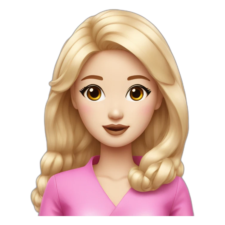 Korean Barbie girl sticker