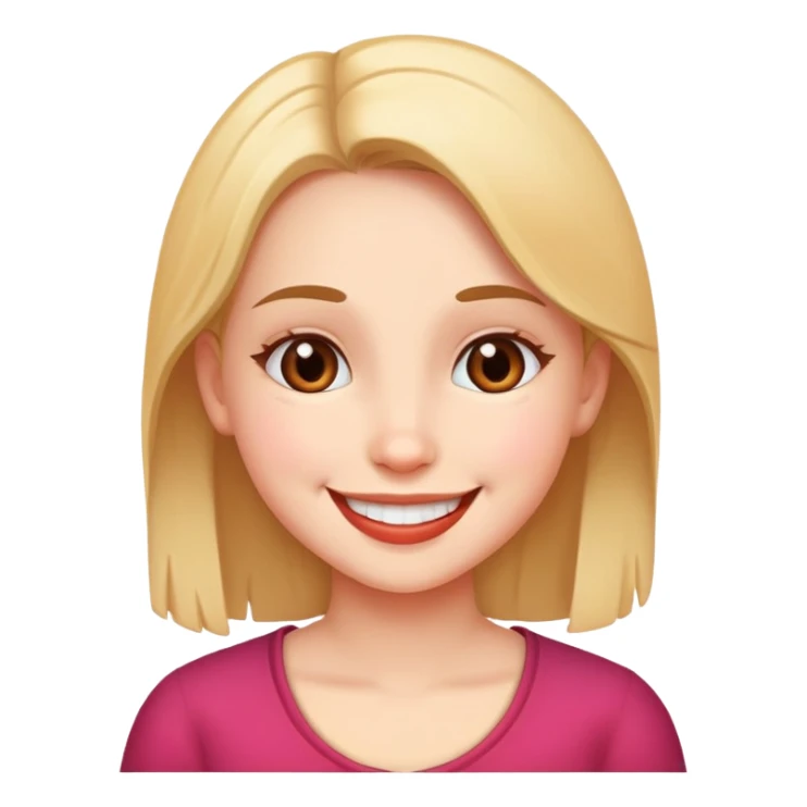 A girl saying I love you sticker