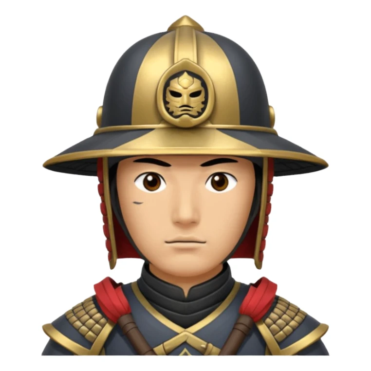 Ashigaru Foot Soldier face sticker