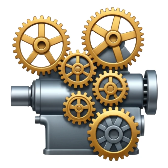 industrial engine sticker