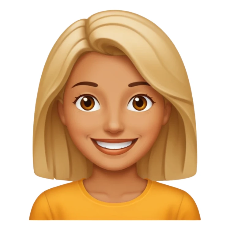 Woman showing her vagina sticker