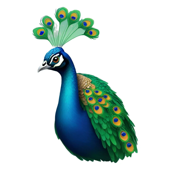 Peacock sticker