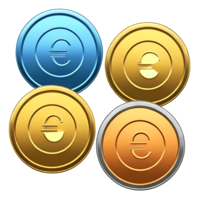 positive and negative money sticker