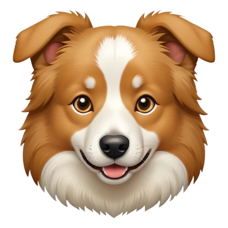 bordercollie mixed with a chinese rural dog sticker