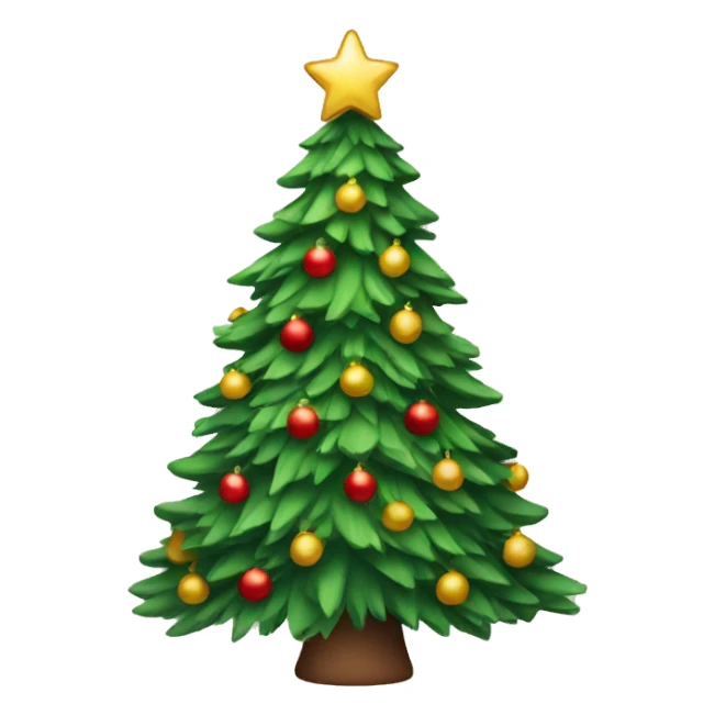 christmas tree sticker