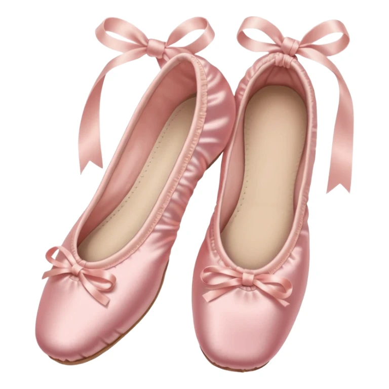 pastel pink ballet shoes sticker