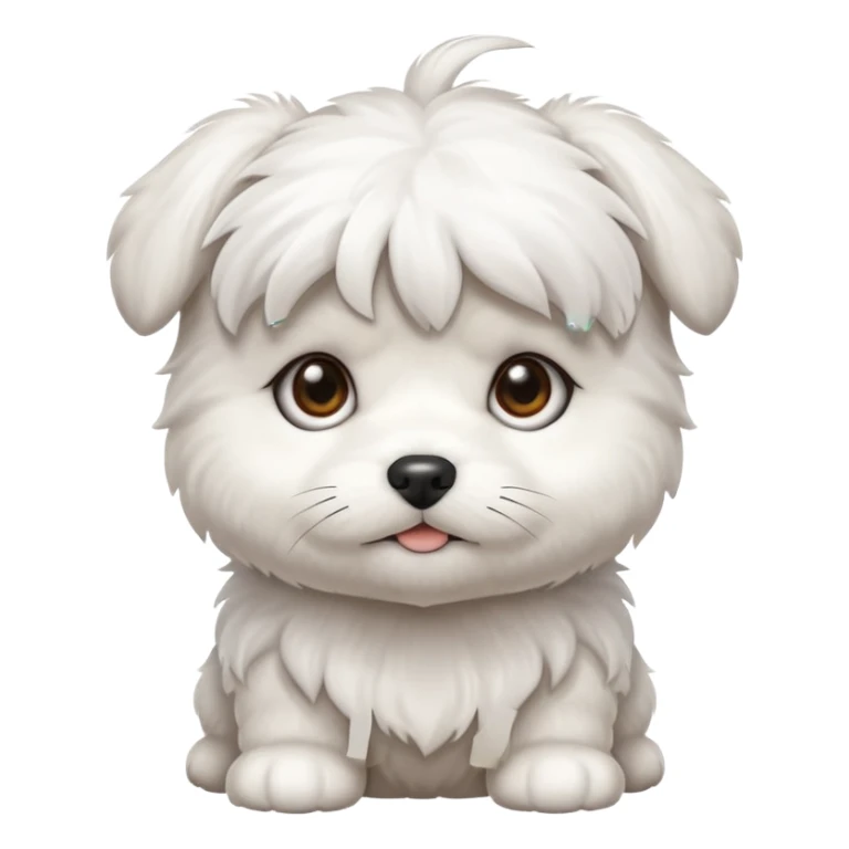 maltese puppy sticker