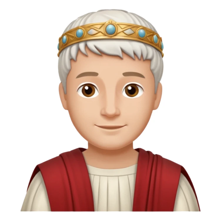 Necesito que hagas un dibujo estilo Soft cartoon illustration de poncio pilato sticker