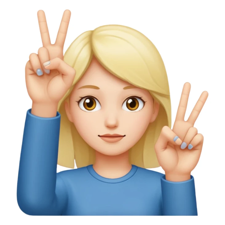 Girl sticking up middle fingers  sticker