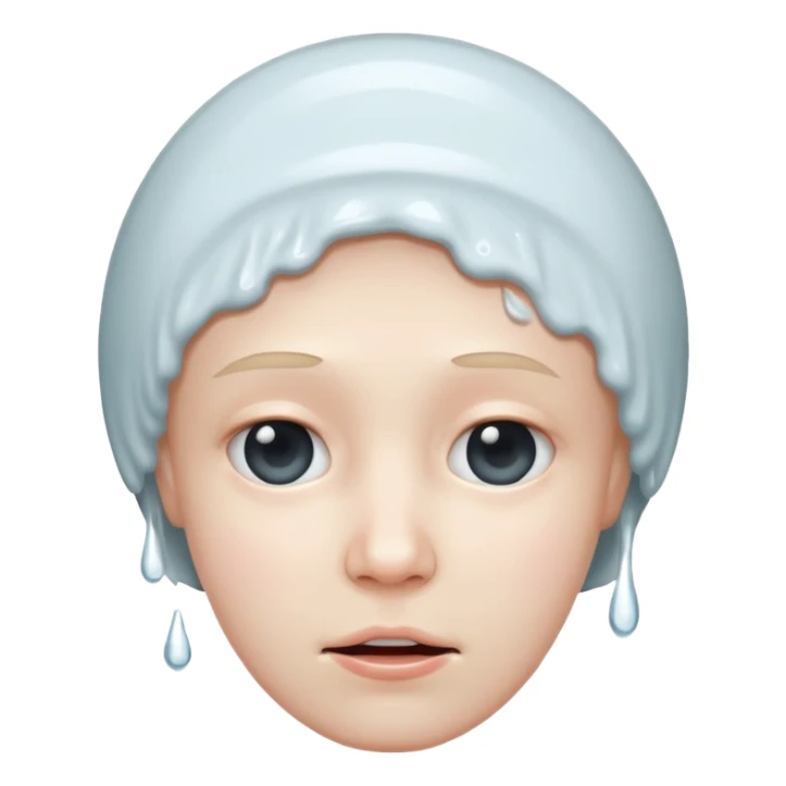 Head in toilet  sticker