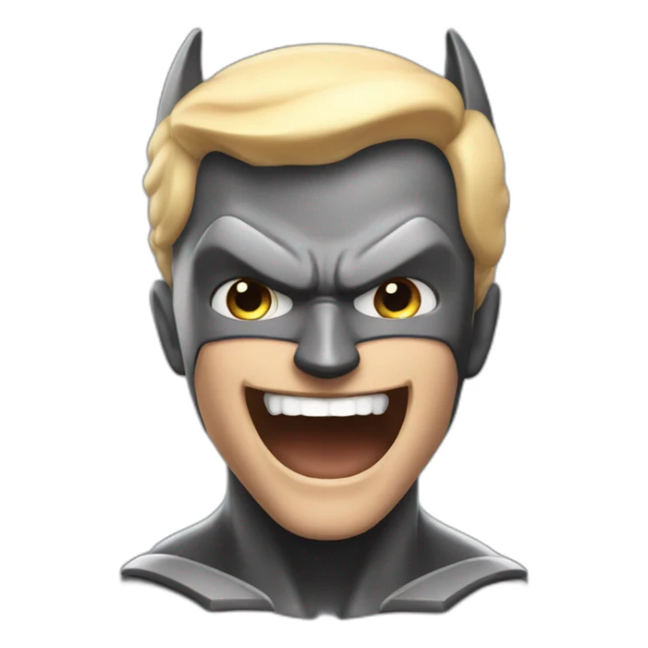batman excited  sticker