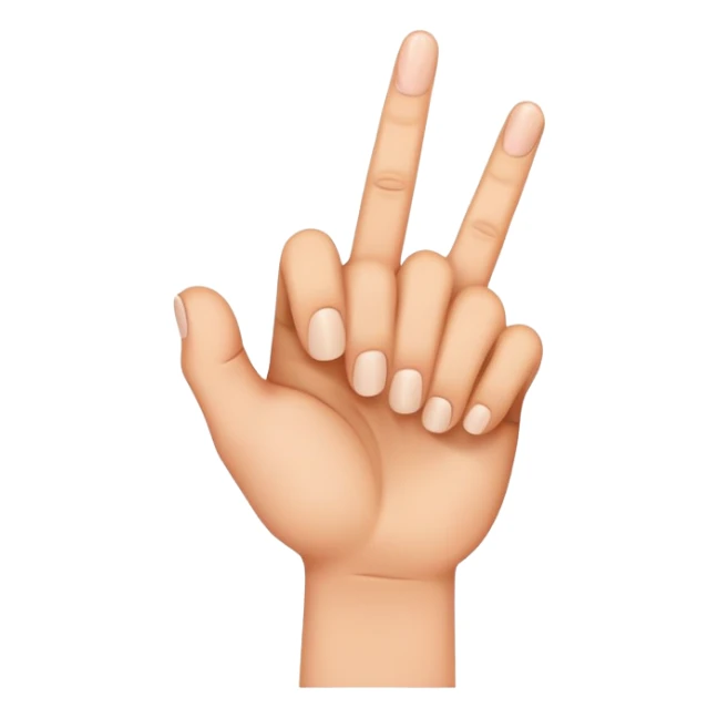 emoji sticking up middle finger sticker