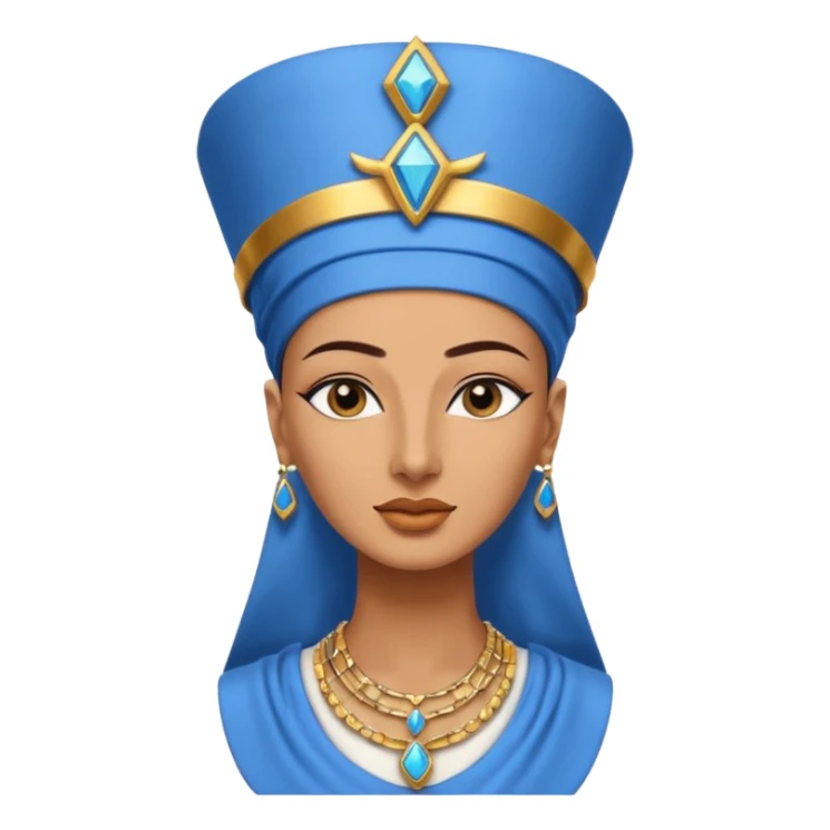 Bust of Nefertiti sticker