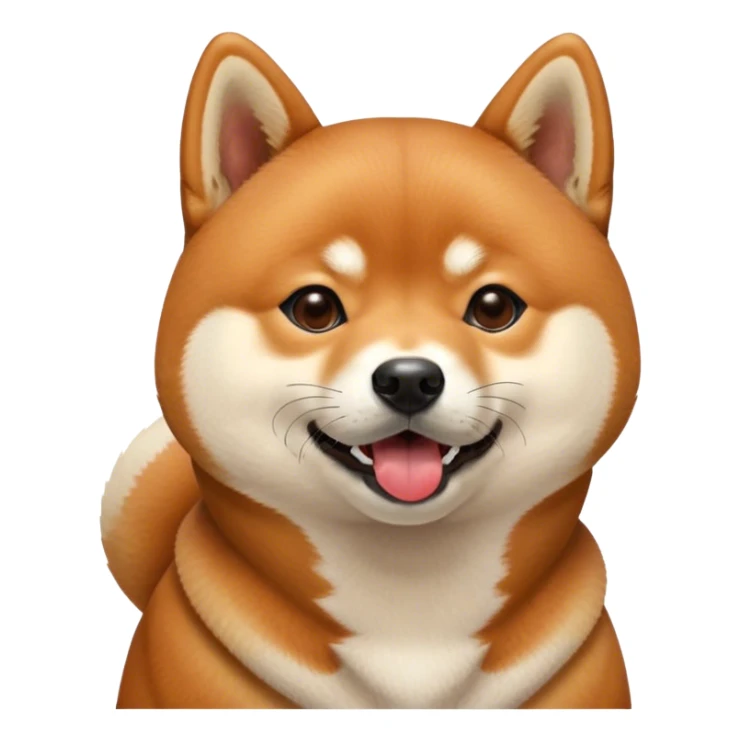Shiba Inu licking sticker