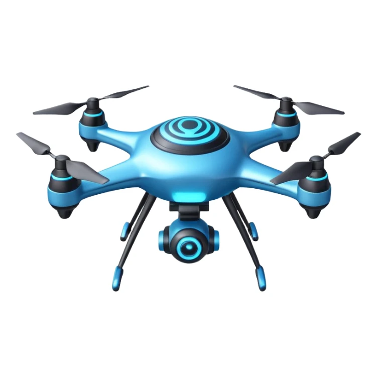 advanced space survey drone object icon, sleek sci-fi drone with holographic scanner, neon blue energy ring, futuristic tech details, 3D cartoon, mobile game icon style, centered, clean background, no text, no watermark
 
 sticker