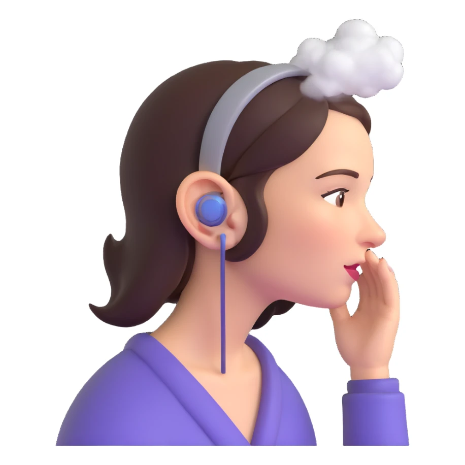 a woman with steam coming out of her ears sticker