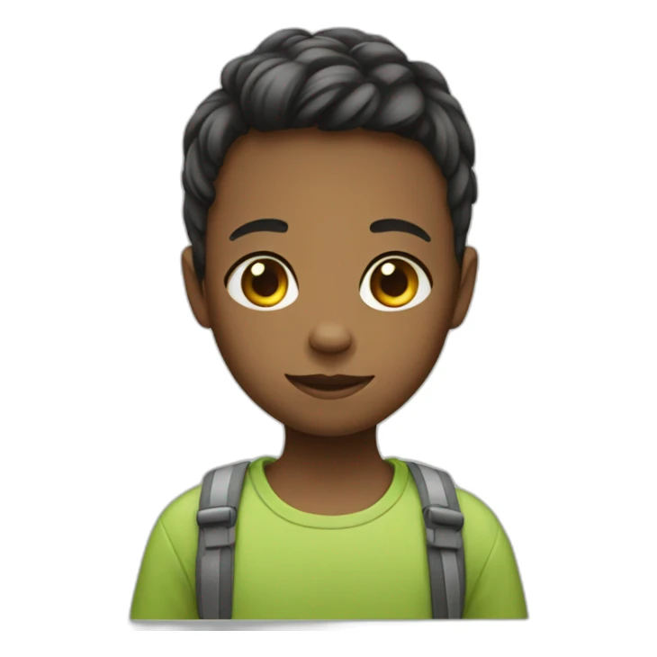 child of an android and an apple phone sticker