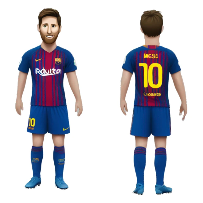 Messi manipulant un photocopieuse  sticker