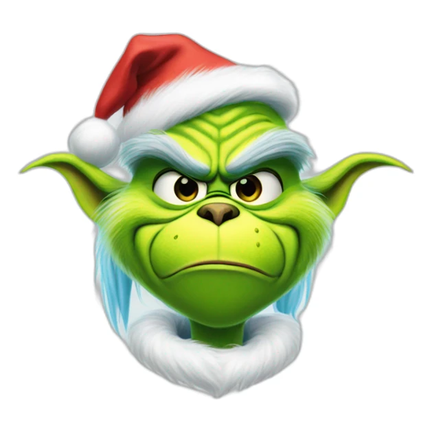 The Grinch and the Panthers jersey  sticker