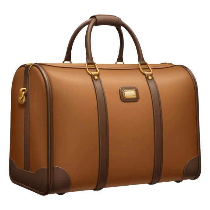 1 travel bag inside a tidy hotel room sticker