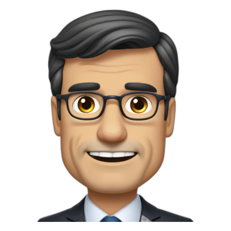 Presidente del gobierno Pedro Sánchez saludando a Puigdemont sticker