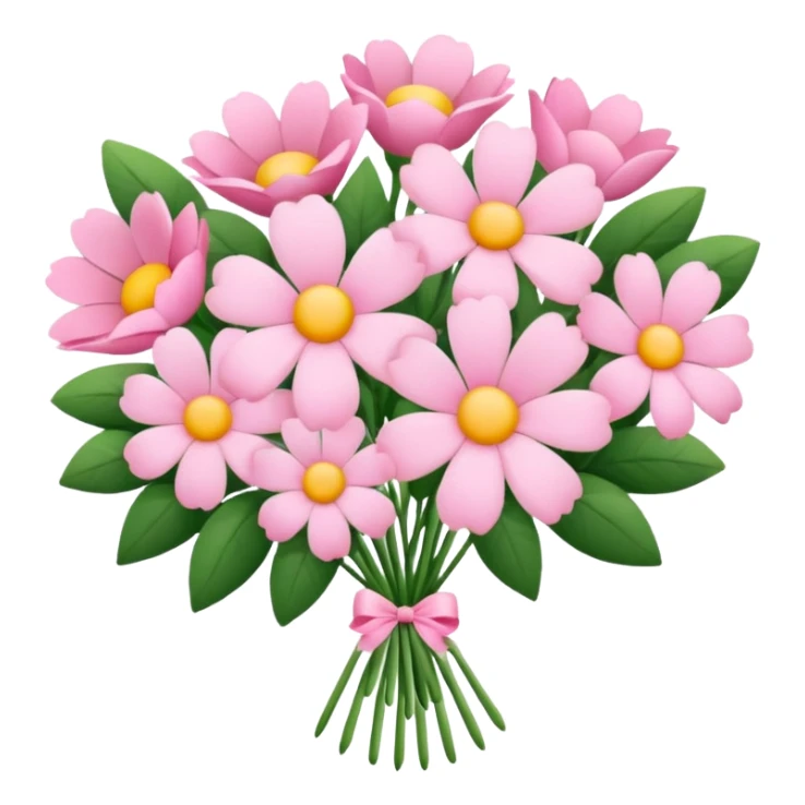 pink bouquet of flowers sticker