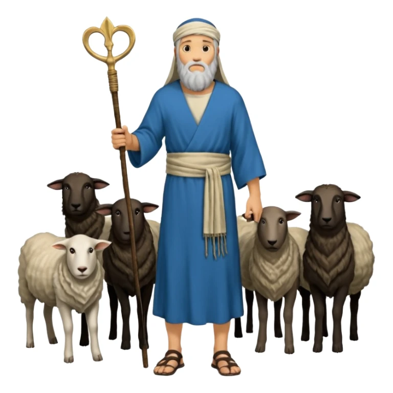 In the Hebrew Bible, Jethro[a] was Moses's father-in-law, a Kenite shepherd and priest of Midian,[, Moses' father-in-law is initially referred to as "Reuel" (Exodus 2:18) but afterwards as "Jethro" (Exodus 3:1). He was also identified as the father of Hobab in Numbers 10:29 sticker