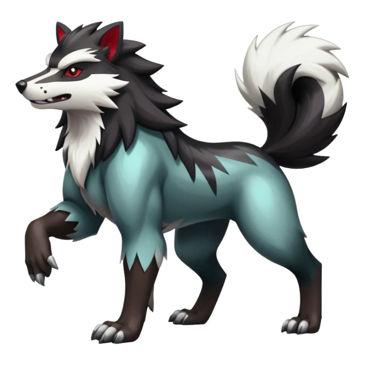 Shiny Obstagoon (full body) sticker