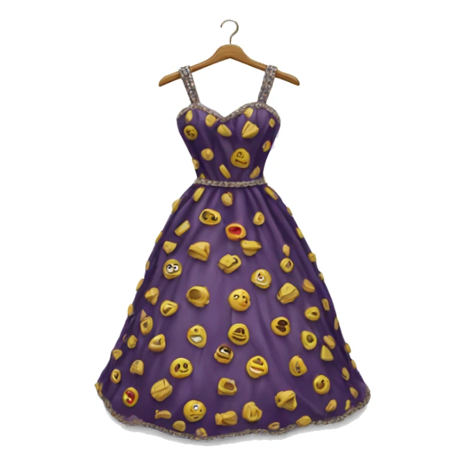 dress made of ptals sticker