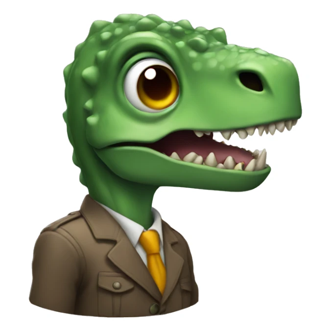 Dino spy sticker