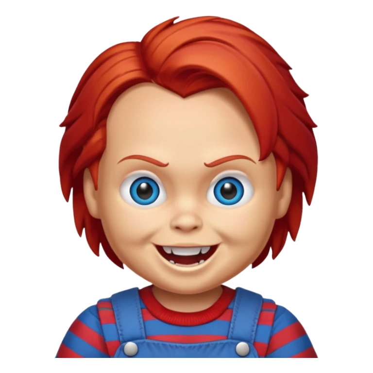 Un emojin de chuky sticker