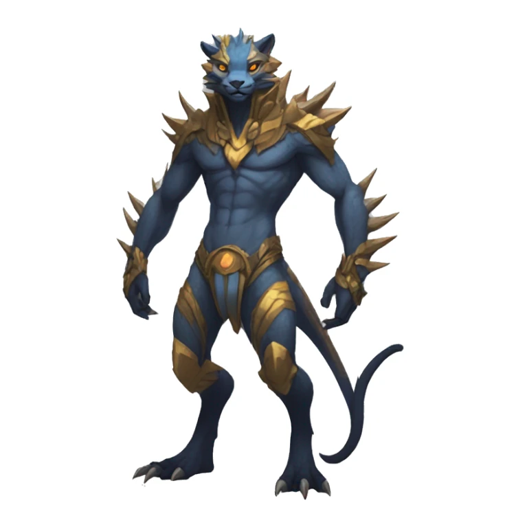 Anthro cool edgy Vernid-WickerBeast-Protogen-Primagen-Fakémon Full Body sticker