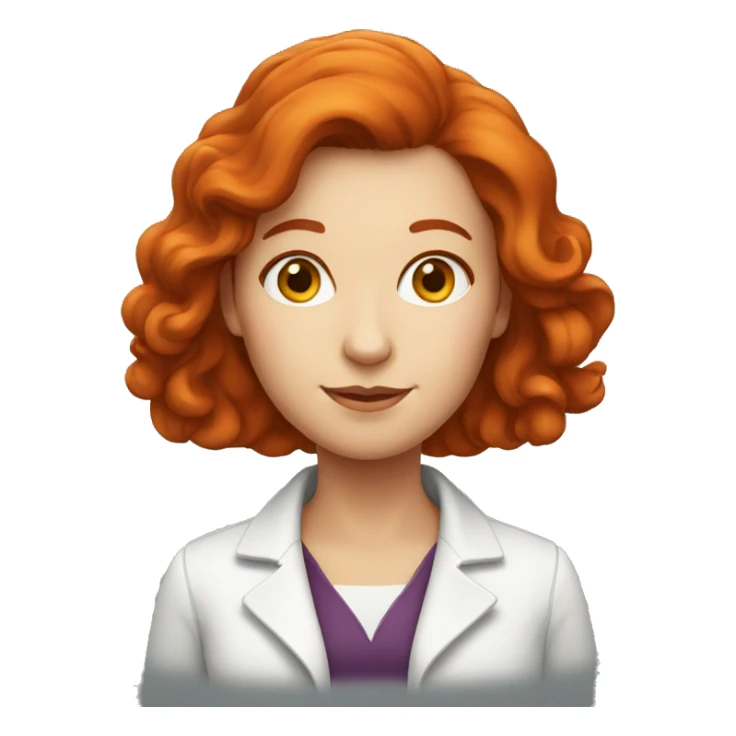 Redhead Woman Astrophysicist  sticker