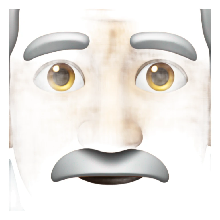 portrait of an older man sticker