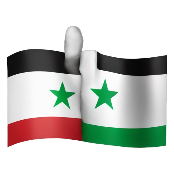 Syrian flag sticker