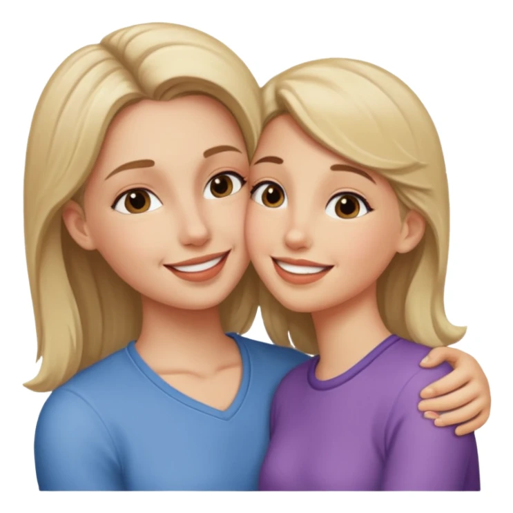 Someone kissing a girl  sticker