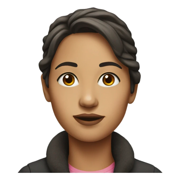 realistic portrait of a female  sticker