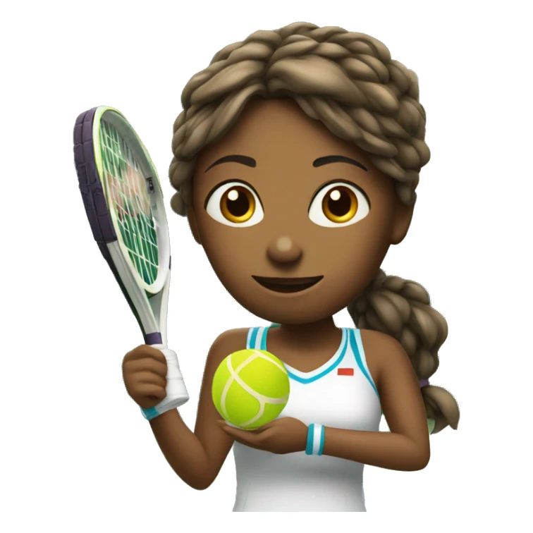 Tennis girll sticker