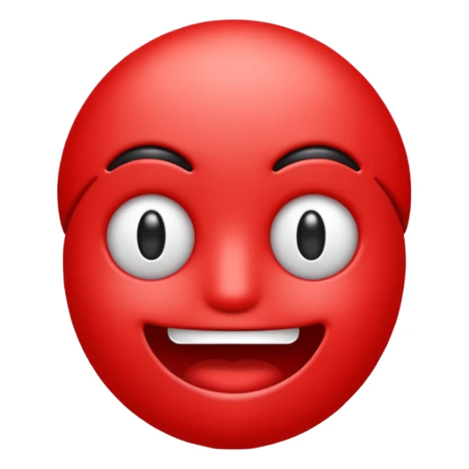 Create a text based emoji. The text should read "I gotchu". The text should be red, and the background white. sticker