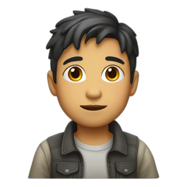 niño de 10 años rubio  sticker