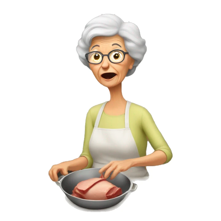 grandma forgets about the ham in the oven sticker