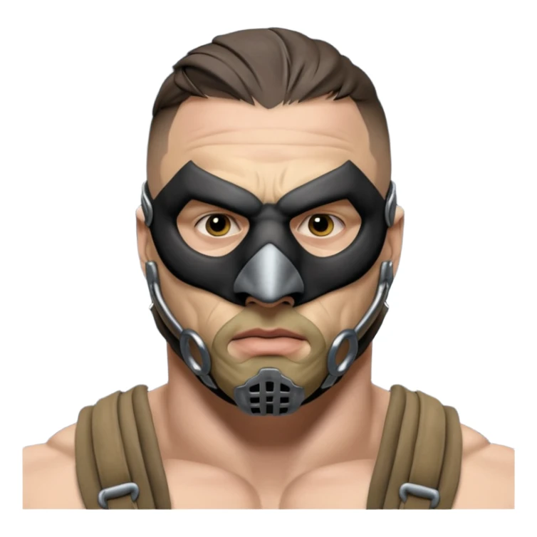 tom hardys bane from batman the dark knight sticker