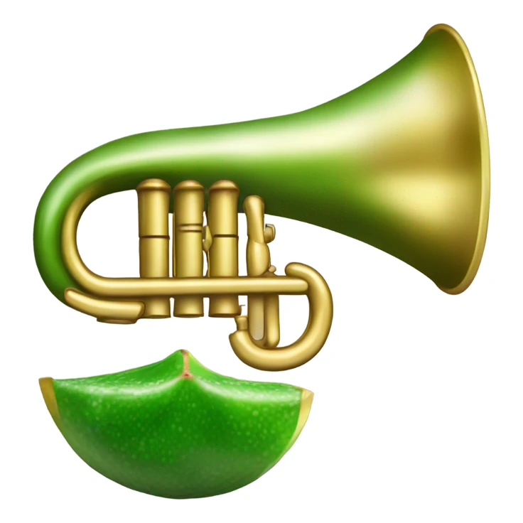 guava and trumpet sticker