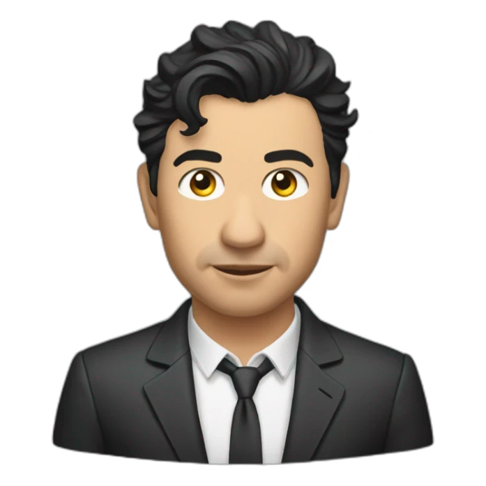 El muñeco angel marcelo gallardo sticker