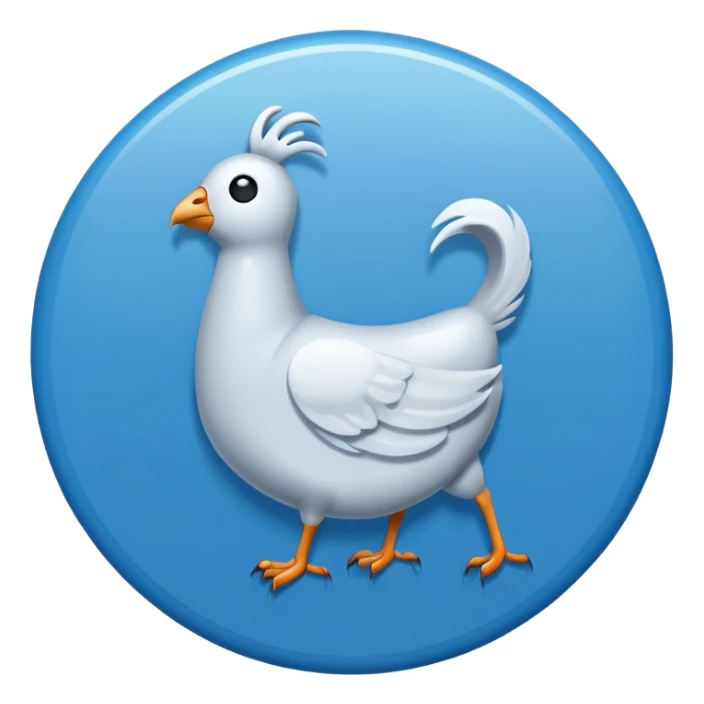 A white tick symbol on blue circle similar to verified badge sticker